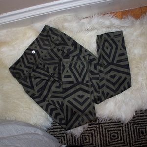 Lululemon Printed Crops